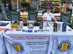 VVA Volunteer at event